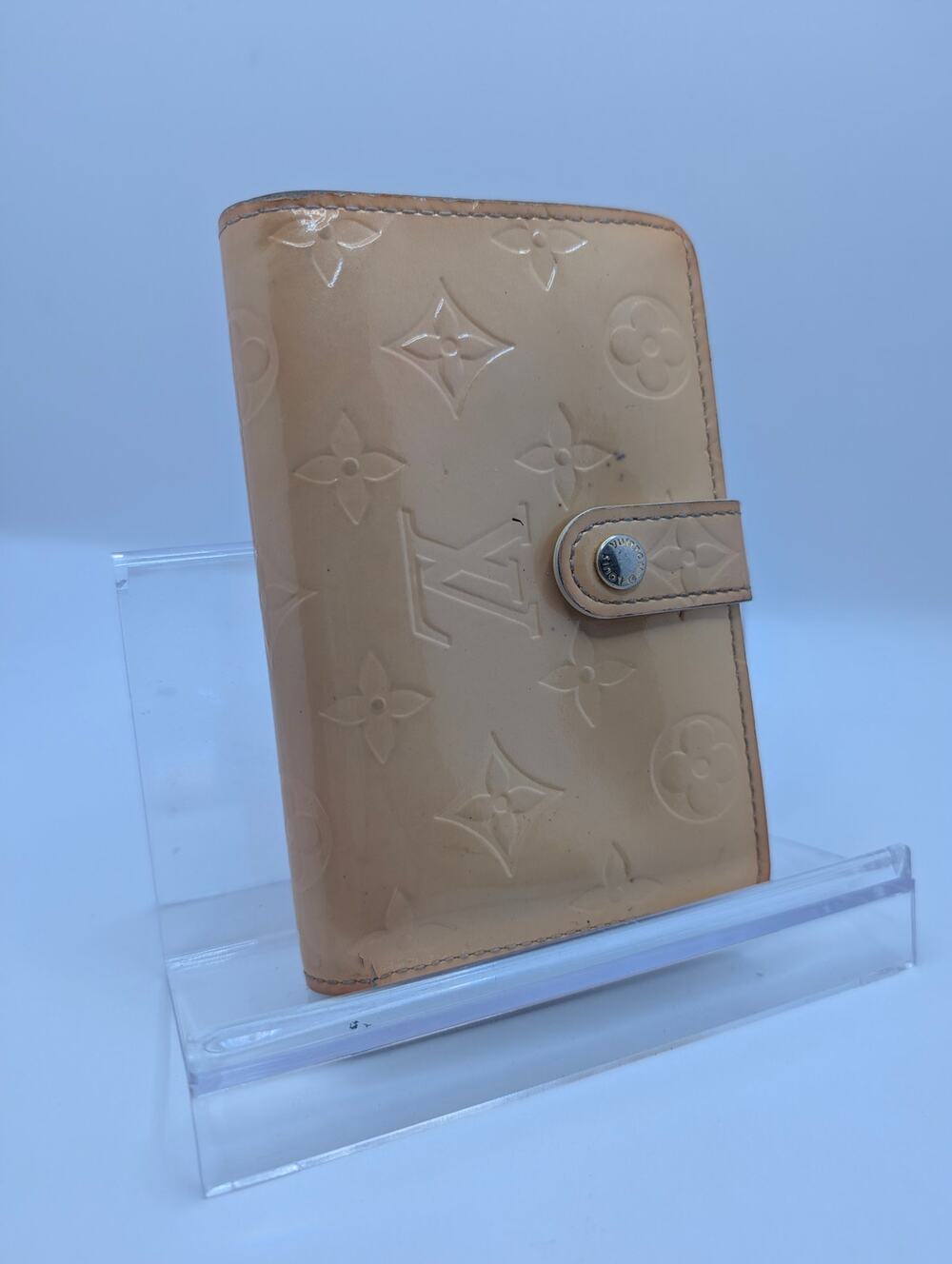 Authentic Louis Vuitton Vernis Noisette Kisslock Elise Wallet Vintage